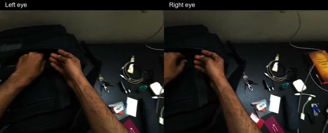 Stereo RGB-D Pose Tracking / VR sample video thumbnail