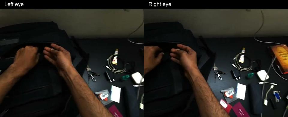 Stereo RGB-D Pose Tracking / VR sample video thumbnail